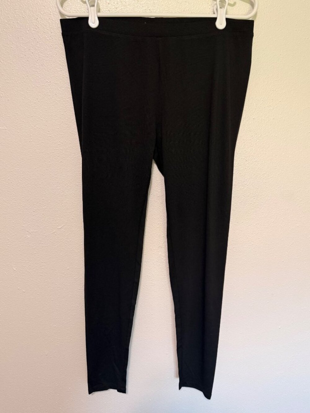32 Degrees Leggings Black Base Layer Elastic Waist Womans XL
